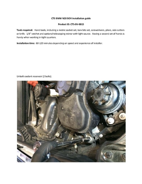 Fichier:CTS BMW N20 BOV install instructions.pdf