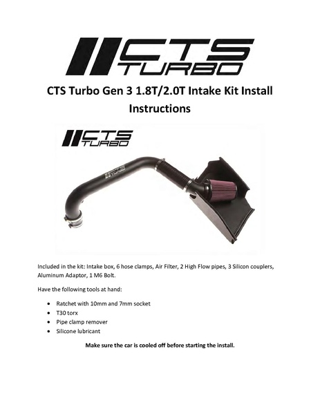 Fichier:CTS Gen 3 2.0T Intake Install Instructions smaller.pdf